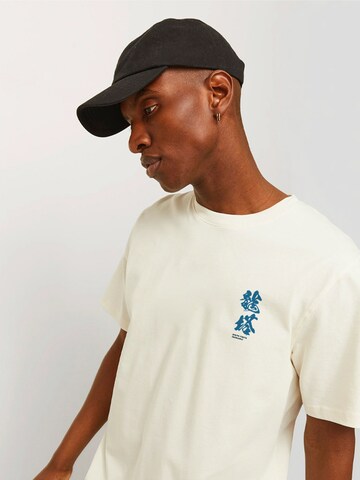 JACK & JONES Shirt 'JORDRAGON' in Beige