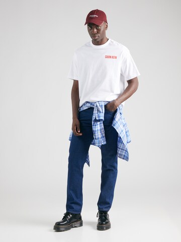 Calvin Klein Jeans T-shirt i vit