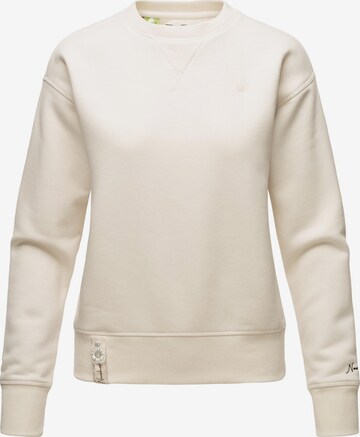 NAVAHOO Sweatshirt i vit: framsida