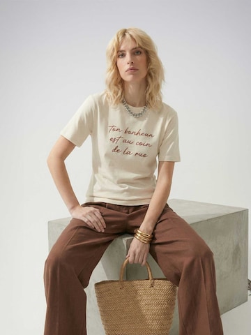 LEAFLETIC Shirts 'Leafletic Women’s T-Shirt' i beige
