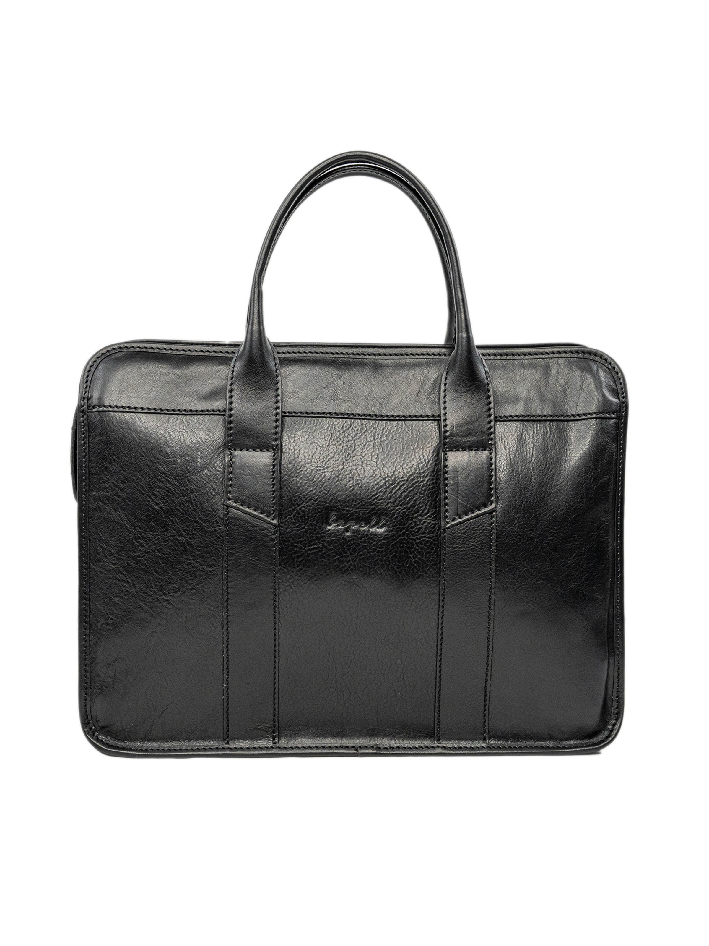 bupell Laptop Bag 'Alessio' in Black: front