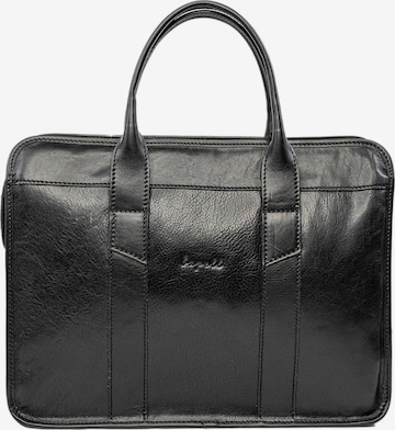 bupell Laptoptasche 'Alessio' in Schwarz: Vorderseite