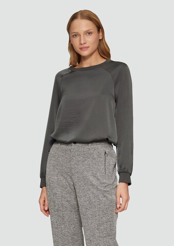 s.Oliver Blouse in Grey: front