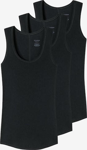 SCHIESSER Undershirt 'Personal Fit' in Black: front