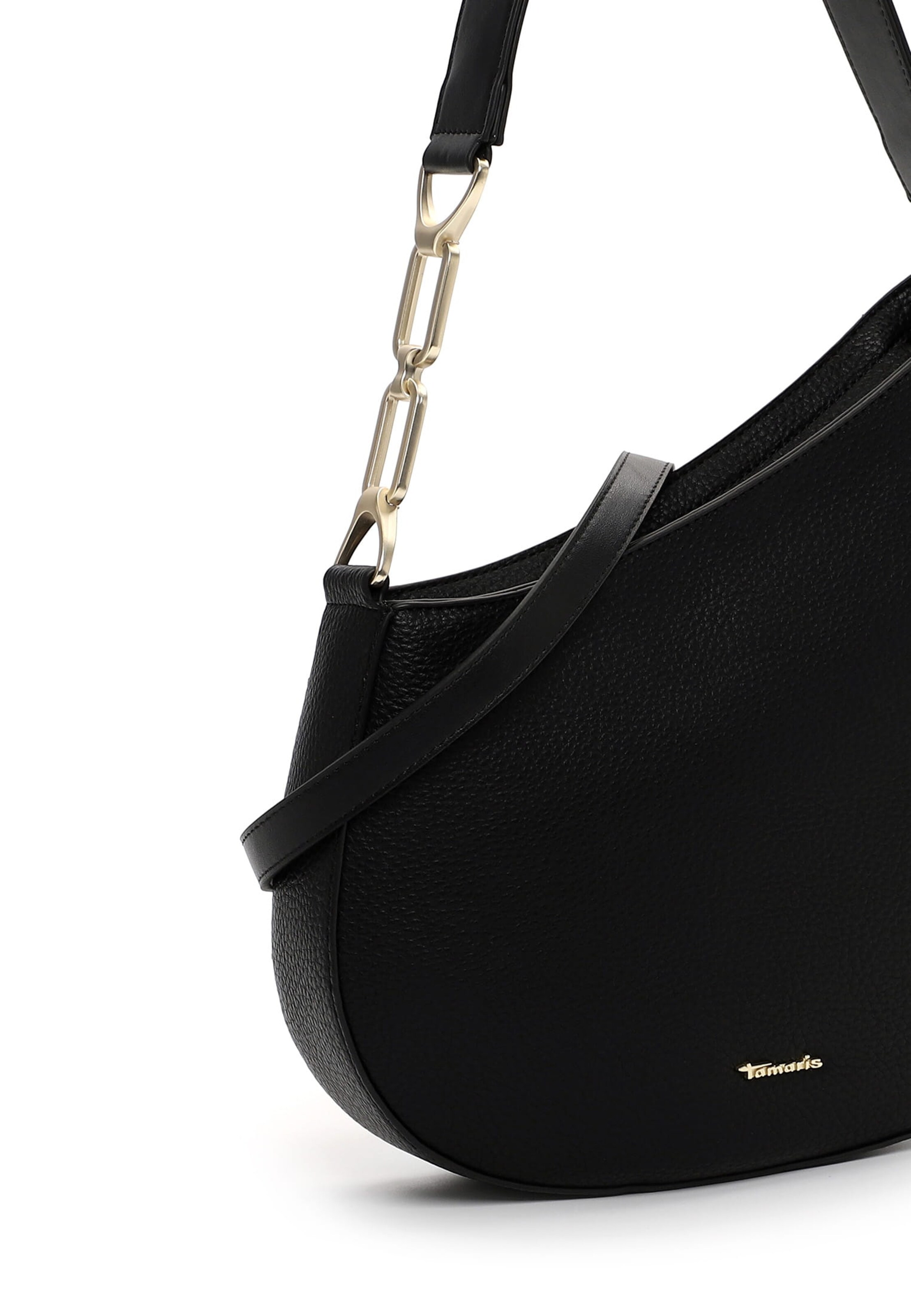 Borsa a sacco 'Ghalia' di Tamaris in nero