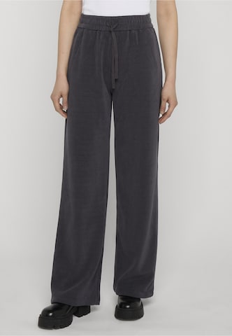 Wide Leg Pantalon Estelou en gris : devant
