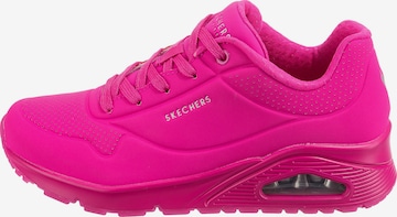 SKECHERS Sneakers low 'UNO - Night Shades' i rosa