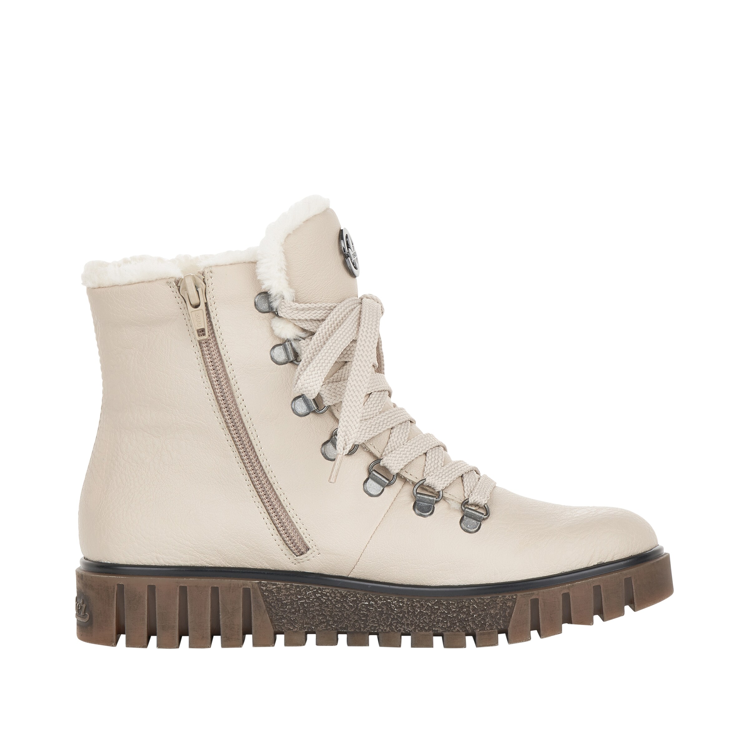 Rieker Schnürstiefel in Beige