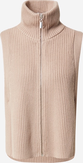 JUST FEMALE Knitted Vest 'Gorm' in Taupe, Item view