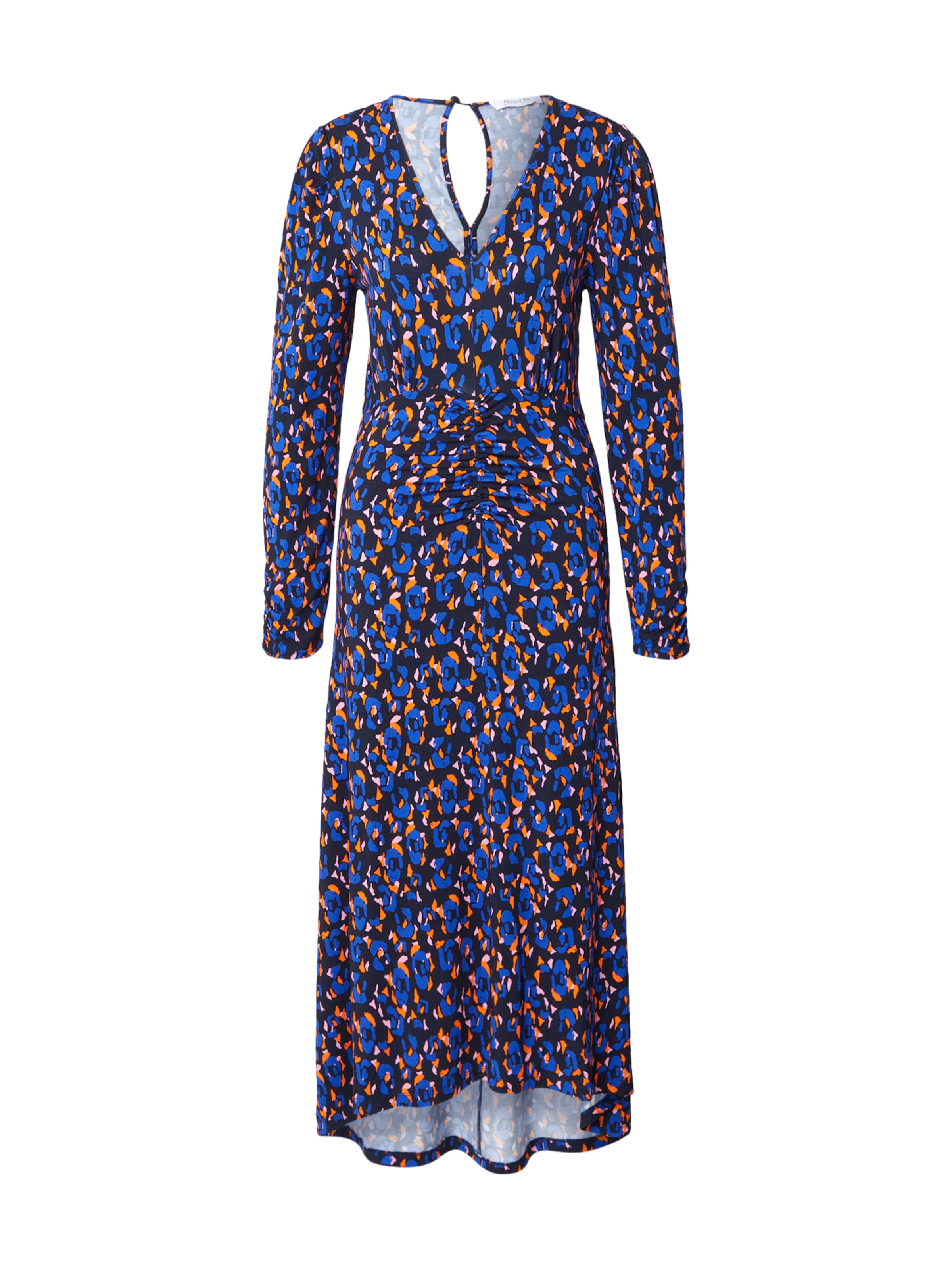 Flowers for Friends Kleid in Blau: Vorderseite