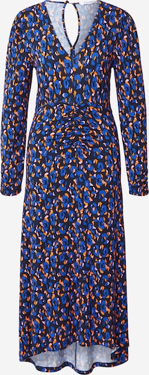 Suknelė iš Flowers for Friends, spalva – mėlyna / tamsiai mėlyna jūros spalva / oranžinė / balta, Prekių apžvalga