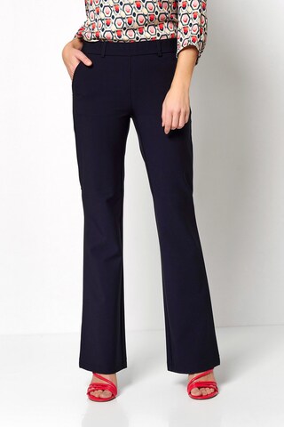 TONI Flared Pants in Blue: front