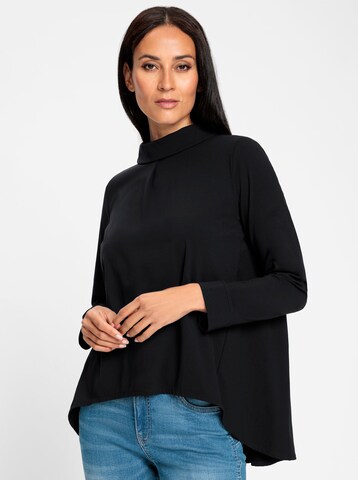 heine Bluza | črna barva: sprednja stran