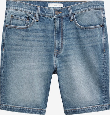 MANGO MAN Regular Jeans 'Bermuda' i blå: framsida