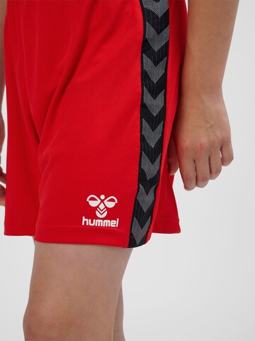 Regular Pantalon de sport 'Authentic PL' Hummel en rouge