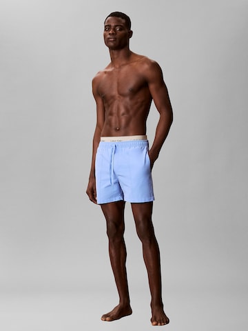 Shorts de bain Calvin Klein Swimwear en bleu