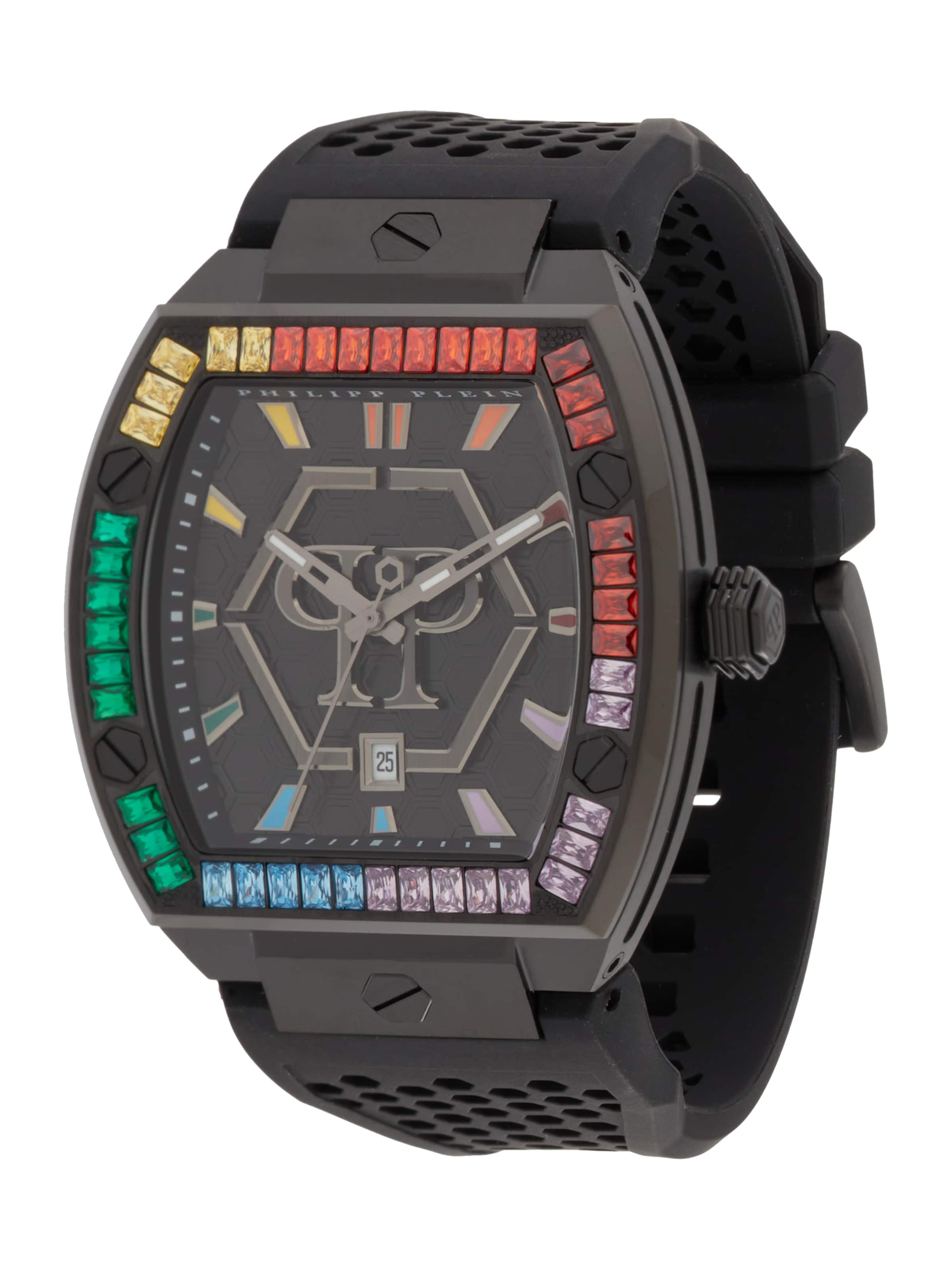 Montre à affichage analogique Philipp Plein en noir : devant
