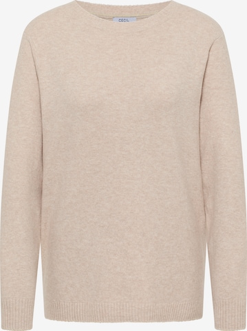 CECIL Pullover in Beige: Vorderseite