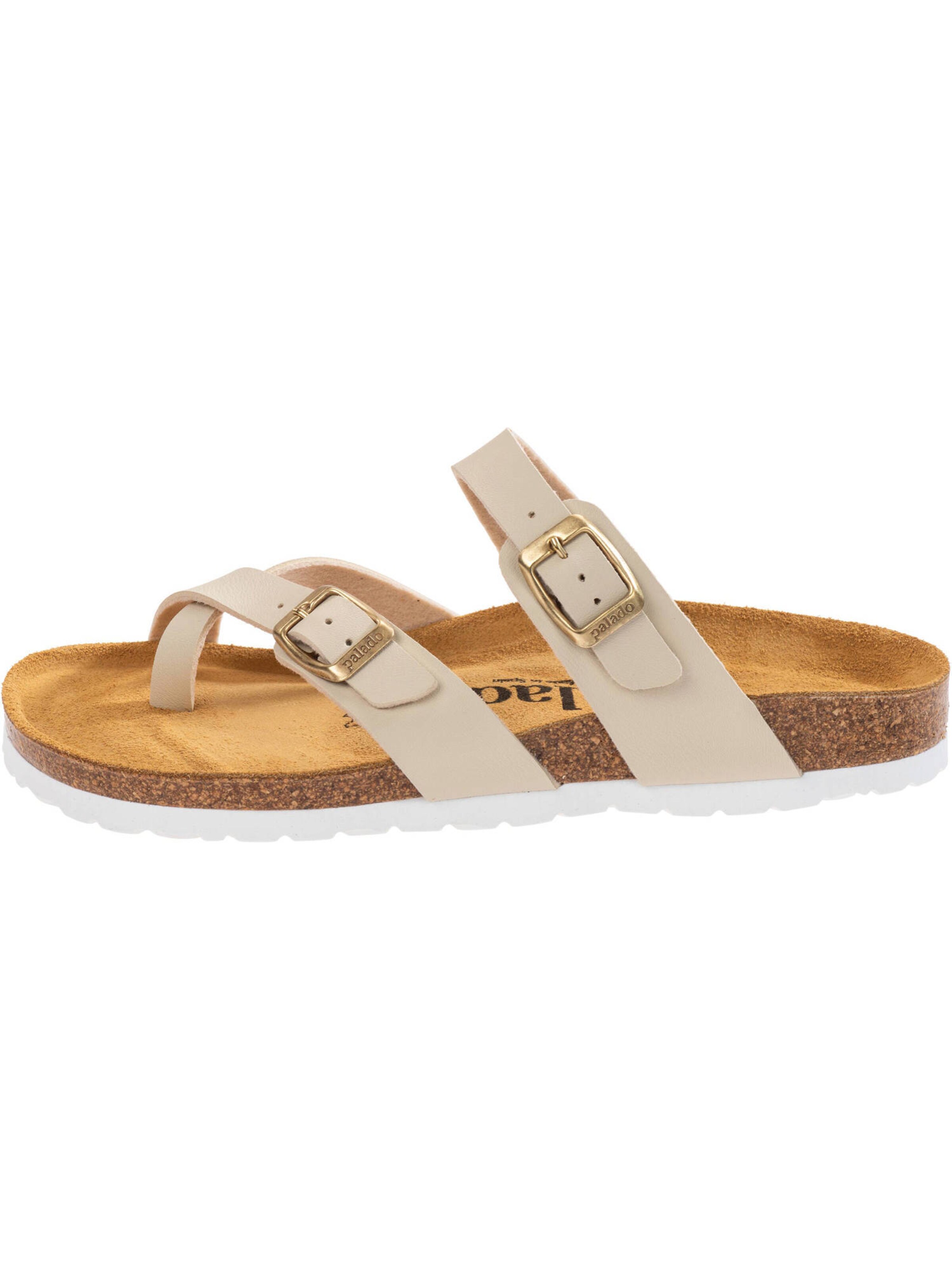 Palado T-bar sandals 'Cres' in Beige: front