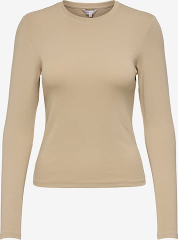 T-shirt 'ONLRiley' ONLY en beige : devant