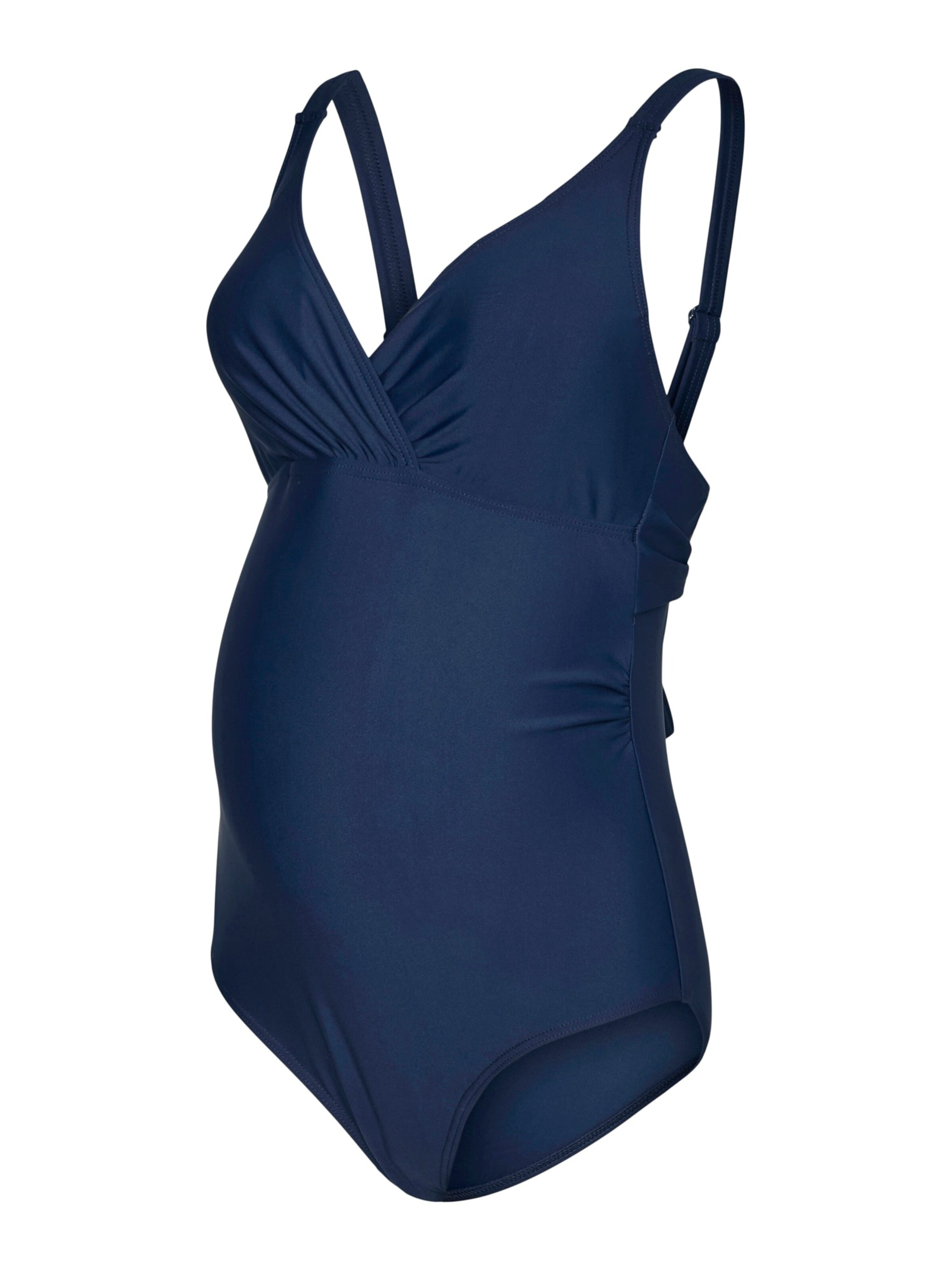 MAMALICIOUS Maillot de bain en bleu foncé, Vue avec produit