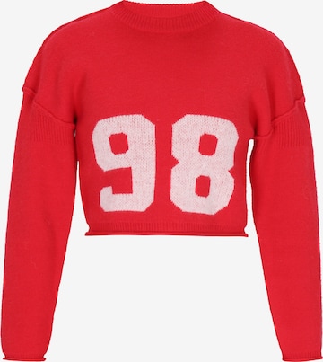 MYMO Sweter w kolorze czerwony: przód