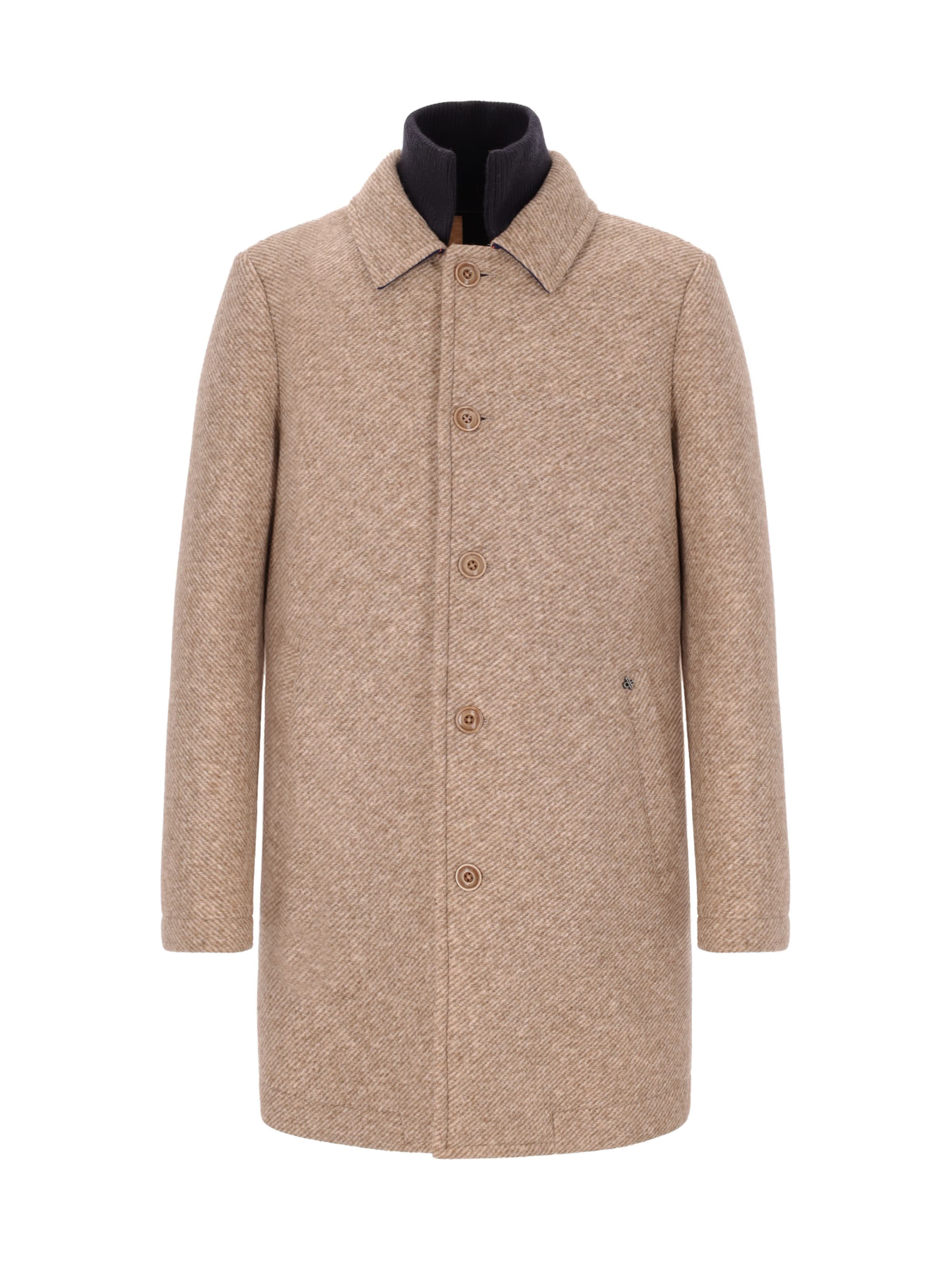 Distretto12 Tussenjas 'Naum' in Beige: voorkant