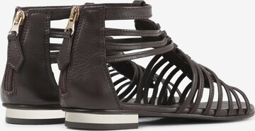 BRONX Sandalen met riem ' New-Alys ' in Bruin