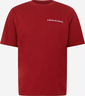 Abercrombie & Fitch Μπλουζάκι σε κόκκινο: μπροστά