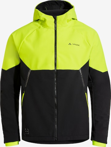 VAUDE Athletic Jacket 'Qimsa' in Yellow: front