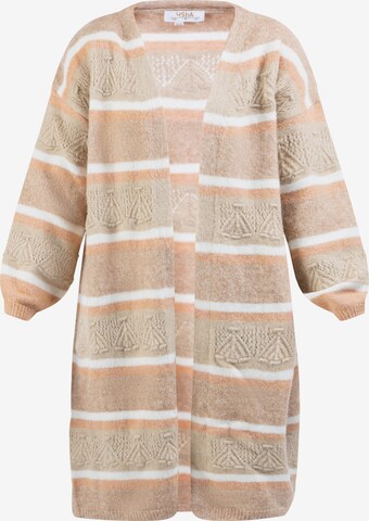 usha FESTIVAL Knit cardigan in Beige: front