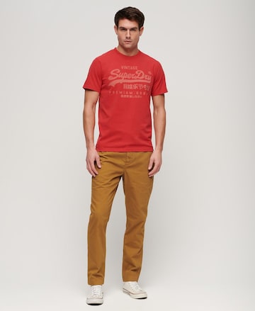 T-Shirt Superdry en rouge