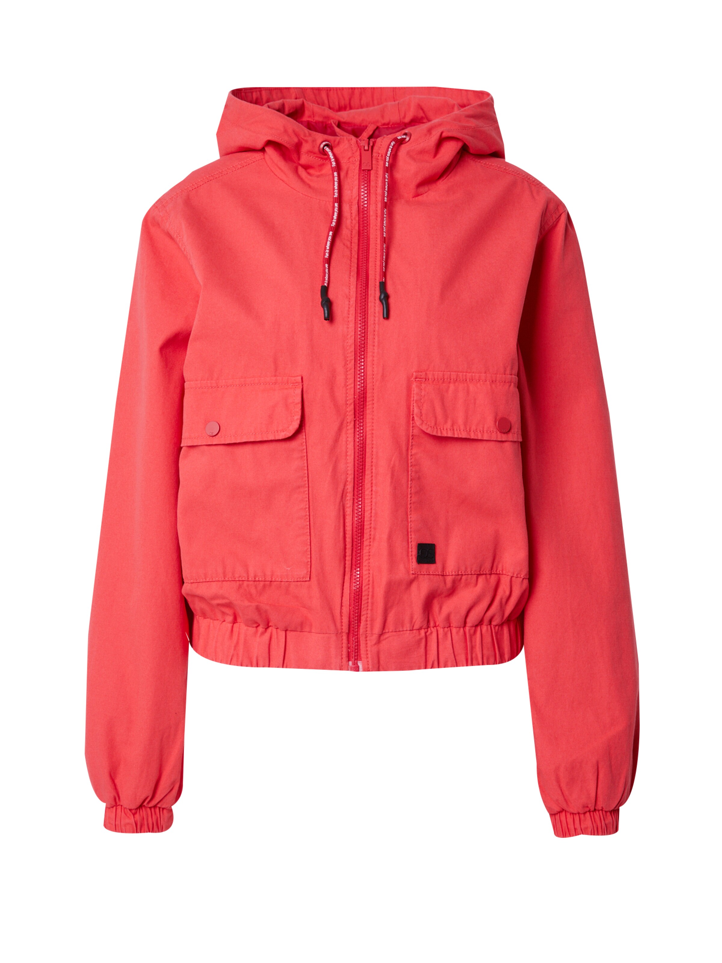QS Φθινοπωρινό και ανοιξιάτικο μπουφάν σε κόκκινο: μπροστά