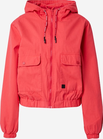 Veste mi-saison QS en rouge : devant