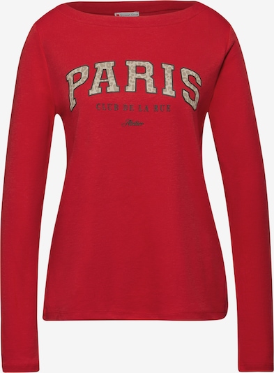 Marškinėliai iš STREET ONE, spalva – kupranugario / glaisto spalva / kraujo spalva / juoda, Prekių apžvalga