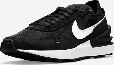 Nike Sportswear Platform trainers 'Waffle One' in Black / White, Item view