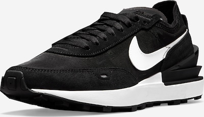 Nike Sportswear Låg sneaker 'Waffle One' i svart / vit, Produktvy