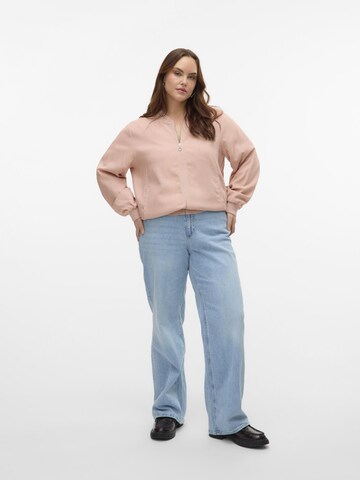 Veste mi-saison 'VMCDinna' Vero Moda Curve en rose