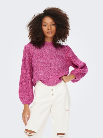 ONLY Pullover 'Henni' in Pink: predná strana