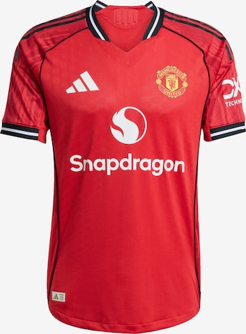 ADIDAS PERFORMANCE - Camiseta de fútbol 'Manchester United 25/26 Authentic' en rojo: frente