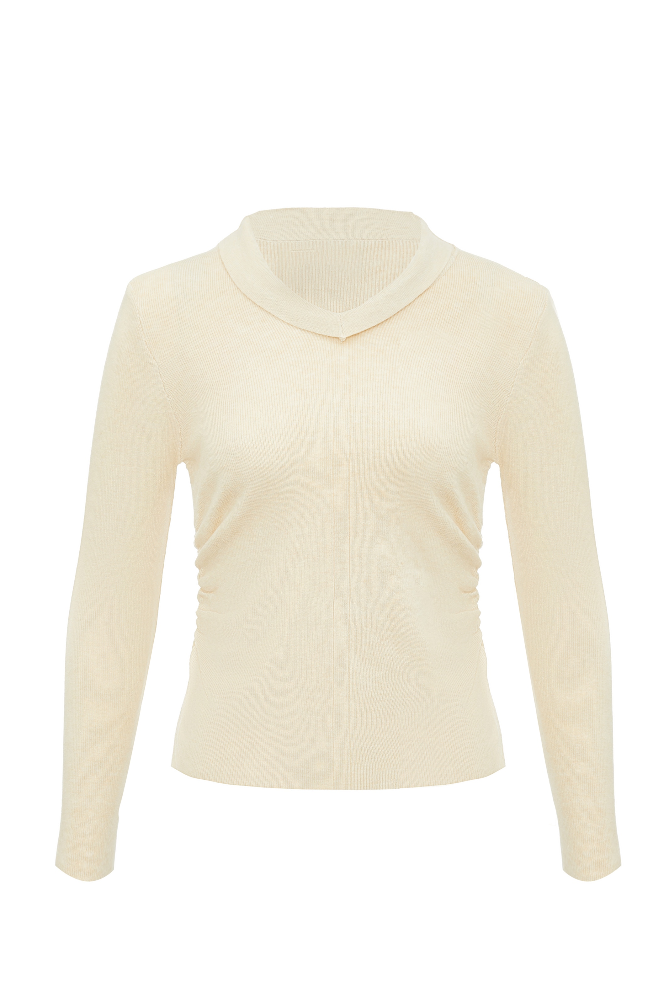 leo selection Pullover in Beige: Vorderseite