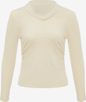 leo selection Свитер в Бежевый: спереди