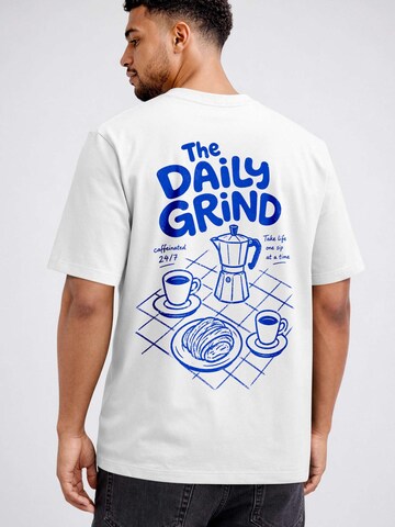 Neverless Shirt 'Daily Grind' in White