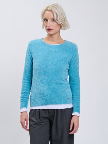 Influencer - Jersey en azul: frente