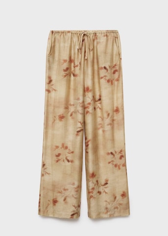 MANGO Pyjamahose in Beige