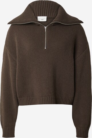 ABOUT YOU x Marie von Behrens Sweater 'Valentina' in Brown: front