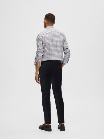 Coupe slim Pantalon SELECTED HOMME en bleu