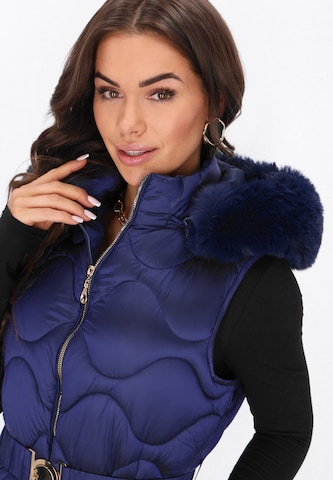 faina - Colete em azul