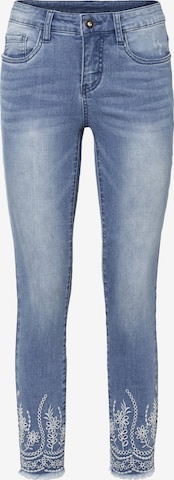 bonprix Skinny Farkut värissä sininen: etupuoli
