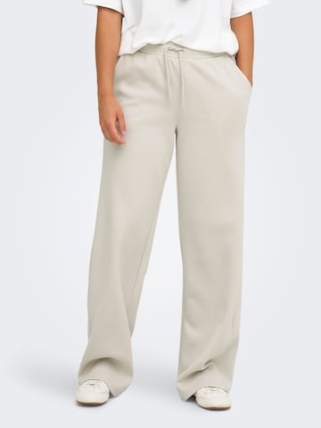 ONLY PLAY Regular Workout Pants 'ONPLOUNGE' in Beige: front